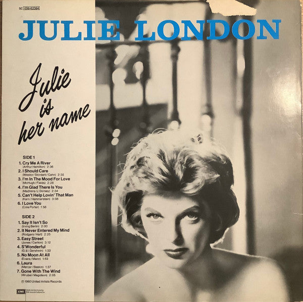 Julie London : Julie Is Her Name (LP, Album)