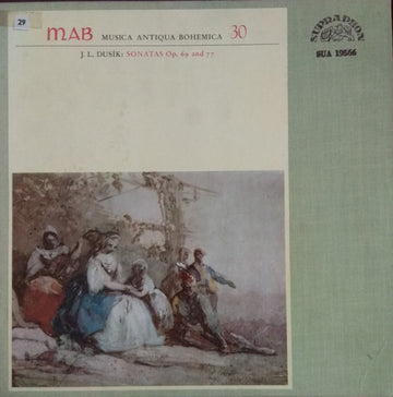 Jan Ladislav Dusík, Zdeněk Hnát : Sonatas Op. 69 And 77 (LP, Album, Mono)