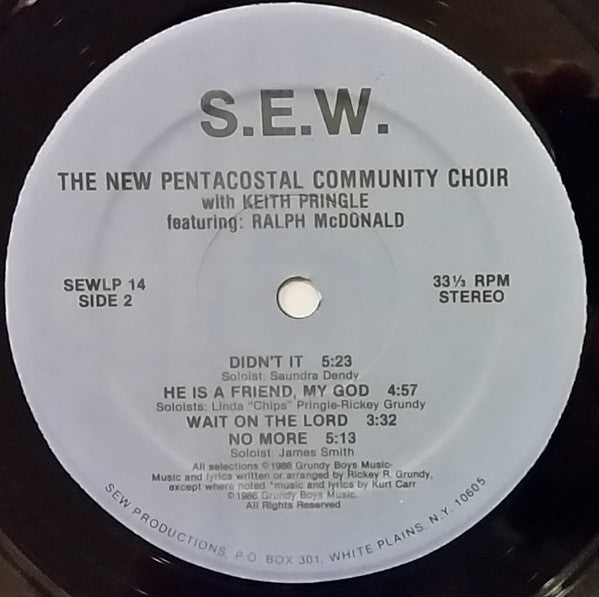 Buy The New Pentacostal Community Choir With Keith Pringle Featuring ...
